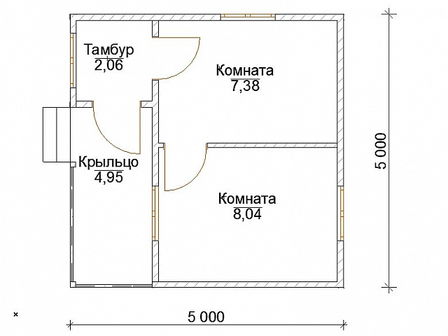 Чем отличается проект дома 5 5 от планировки